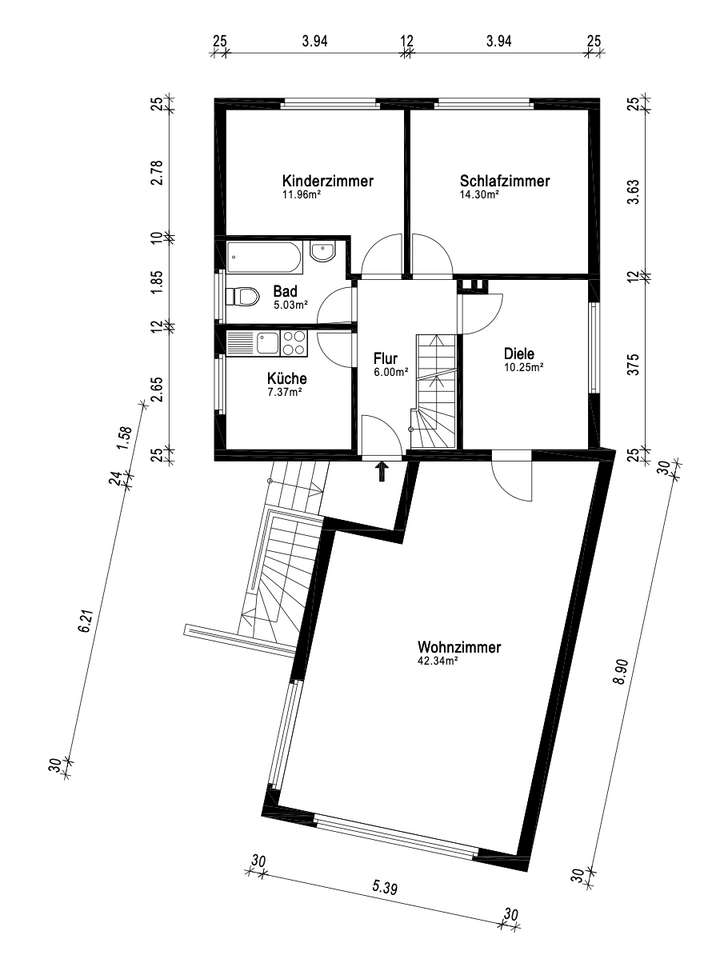 Bemannter Grundriss - EG