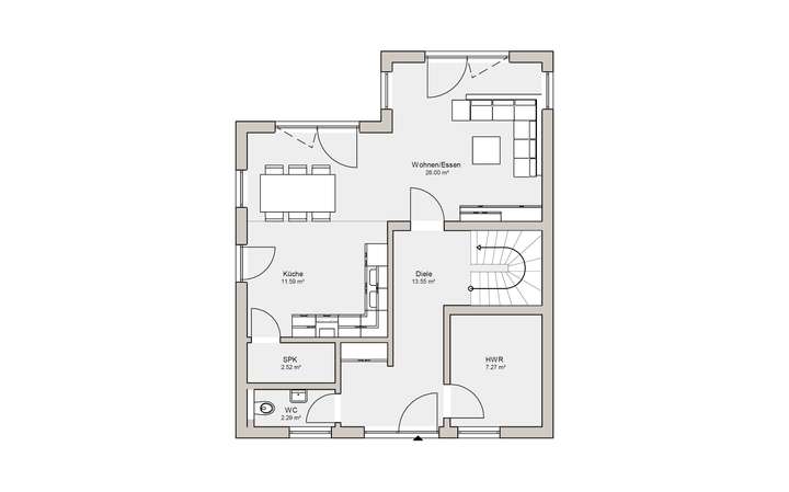 Grundriss Erdgeschoss