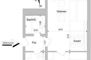 * SCHMUCKSTÜCK ZUM VERLIEBEN *  ren. 2-Zimmer-Wohnung m. Balkon – Ottostraße 19, 47198 Hochheide, Duisburg – Vorschaubild 12