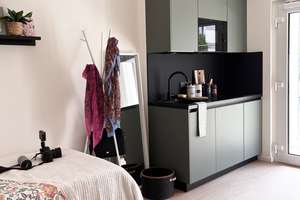Möbliertes Neubau-Apartment mit sonniger Terrasse für Studenten/Azubis - direkt an der Uni Augsburg! – Haunstetter Straße 232, 86179 Haunstetten-Nord, Augsburg – Vorschaubild 5
