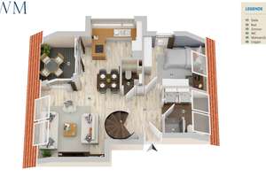 ENERGIEEFFIZIENTER NEUBAU - FEUERBACH
Zentral gelegene 3-Zimmer-Wohnung mit Balkon, Loggia & Garage – 70469 Feuerbach-Mitte, Stuttgart – Vorschaubild 17