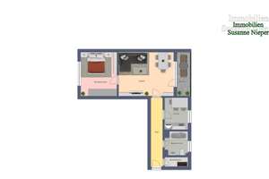 Ideal geschnittene 2-Raum-Wohnung mit Balkon und Weitblick in Wuppertal Langerfeld – Heinrich-Böll-Straße 200, 42277 Langerfeld-Beyenburg, Wuppertal – Vorschaubild 11