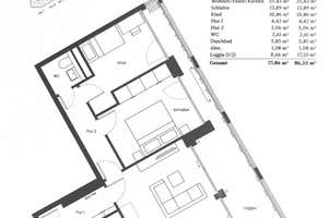 Erstbezug im "Patio Pasing": Löffelfertig möblierte 3-Zimmer-Wohnung mit Loggia & Home-Office – Hermine-von-Parish-Straße 49, 81245 Neupasing, München – Vorschaubild 19