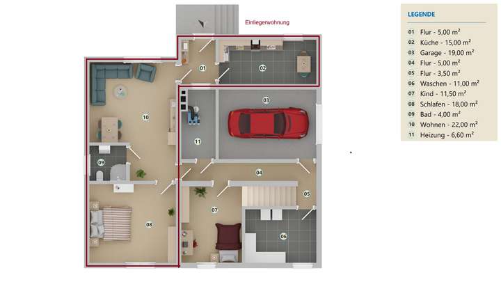 Untergeschoss Klein-Gerau