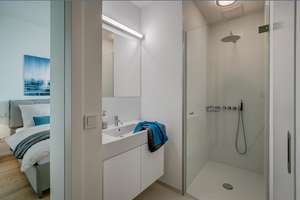 Möbliert: FRIENDS-Tower | Conciergeservice | Dachterrasse – Die vollständige Adresse der Immobilie erhältst du vom Anbieter., 80639 Nymphenburg, München – Vorschaubild 6