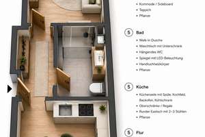 Provisionsfrei ! Exklusive 2-Raum-Wohnung in Köln Altstadt & Neustadt-Süd – 50674 Neustadt/Süd, Köln – Vorschaubild 3