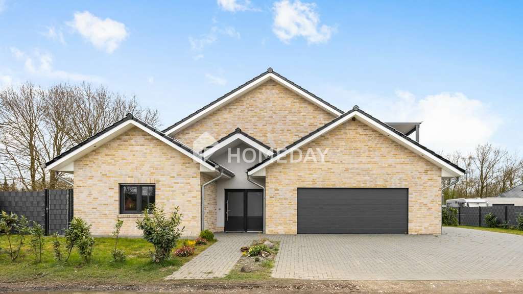 Immobilie in Herzlake - Modernes Einfamilienhaus mit Solar, Fußbodenheizung, Doppelgarage und Gartenidylle - Bild 0