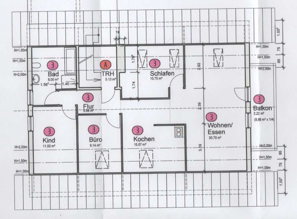Immobilie in Oy-Mittelberg - Charmante 4-Zimmer Dachgeschosswohnung mit Balkon in Oy-Mittelberg - Bild 1