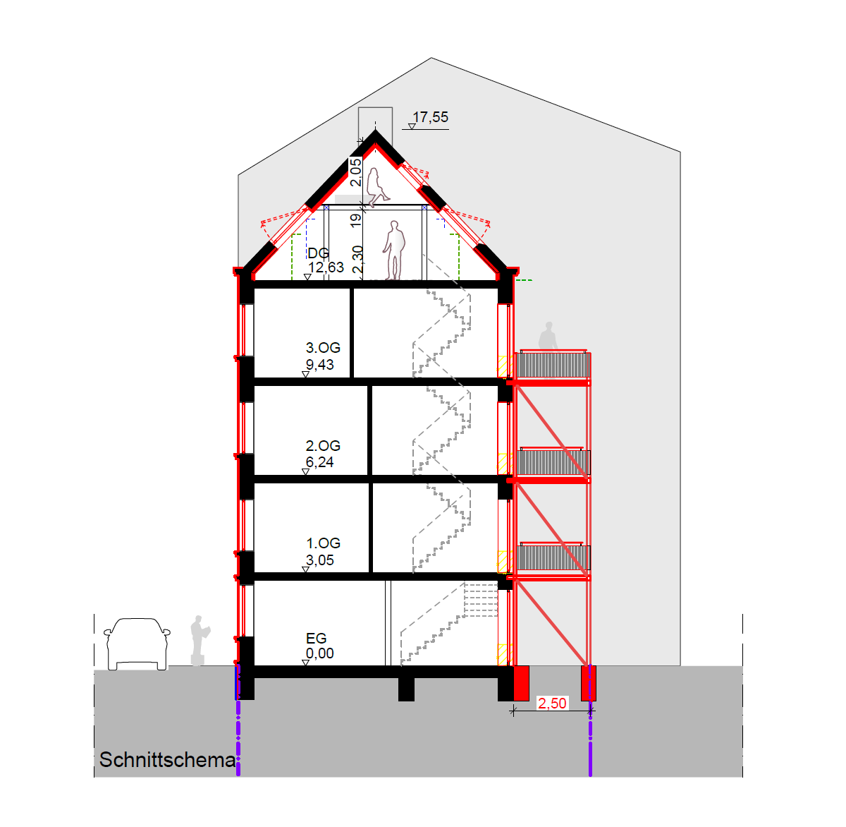 Mehrfamilienhaus mit Gewerbeeinheit im Schanzenviertel, Hamburg – Bild 3