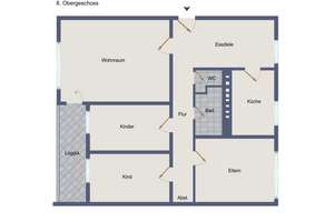 Familienwohnung mit Ausblick, Balkon + TG-Box! – 70195 Botnang-Nord, Stuttgart – Vorschaubild 11
