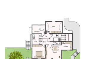 Vaihingen/Dachswald: Charmantes 3-Familienhaus in Aussichtslage – Die vollständige Adresse der Immobilie erhältst du vom Anbieter., 70569 Dachswald, Stuttgart – Vorschaubild 14