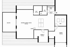 Exklusive Penthousewohnung mit 6 m Deckenhöhe & Süd-Loggia – Hackfurthstr. 78a, 46244 Kirchhellen-Mitte, Bottrop – Vorschaubild 27