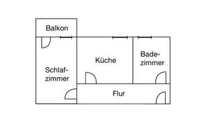 Preiswertes 1-Zimmer-Single-Appartment – Agnes-Bernauer-Str. 30g, 80687 Friedenheim, München – Vorschaubild 6