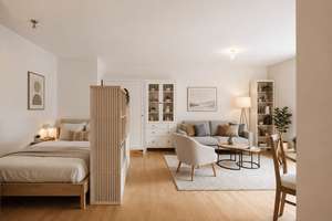 Geräumige 1-Zimmer-Wohnung mit Terrasse und Garten in S-Sonnenberg