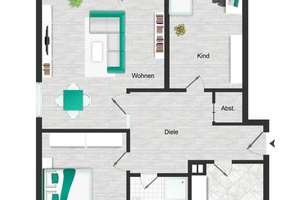 ...IHRE WOHLFÜHLOASE IN HILTRUP-MITTE MIT GRÜNBLICK - UMFANGREICH RENOVIERT... – Hülsebrockstraße 70, 48165 Hiltrup-Mitte, Münster – Vorschaubild 18