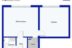Zwei Zimmer in Oberhausen: Helle Wohnung mit Einbauküche – Mülheimer Str 263, 46045 Dümpten, Oberhausen – Vorschaubild 8