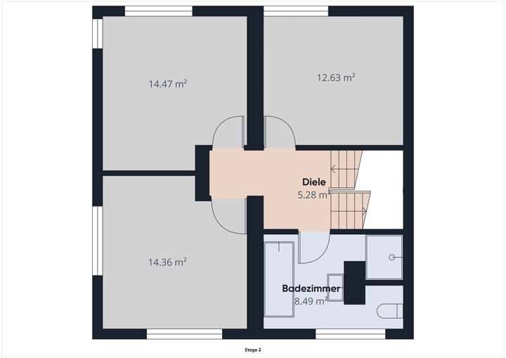 Grundriss Obergeschoss
