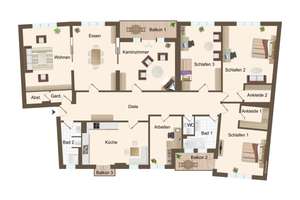 Exklusive 7- Zimmer Eigentumswohnung in Rotherbaum – Großzügiges Wohnen mit Balkon und Kamin – Die vollständige Adresse der Immobilie erhältst du vom Anbieter., 20146 Rotherbaum, Hamburg – Vorschaubild 20