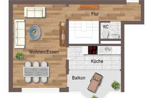 Sofort einziehen! Traumhafte 3-Zimmer-Maisonette mit Dachterrasse & Tiefgarage – Die vollständige Adresse der Immobilie erhältst du vom Anbieter., 1328 Weißig, Dresden – Vorschaubild 11