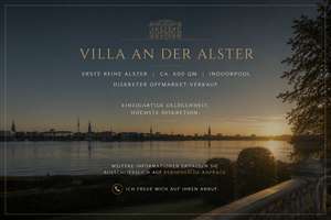 Exklusive Alster-Villa – nur auf Anfrage