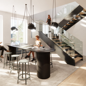 1375 m² bis 9400m² - neu sanierte Büroflächen mit Loftcharakter in Top Lage am Kudamm - 4.OG+DG