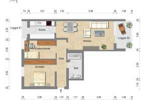 Provisionsfreie lichtdurchflutete 3-Zimmer-Wohnung  in ruhiger Lage von München - Untermenzing – Die vollständige Adresse der Immobilie erhältst du vom Anbieter., 80997 Untermenzing, München – Vorschaubild 18