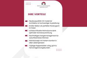 Moderne Etagenwohnung mit Balkon im Neubauquartier Hamburg-Poppenbüttel – Die vollständige Adresse der Immobilie erhältst du vom Anbieter., 22399 Poppenbüttel, Hamburg – Vorschaubild 3
