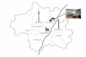 Schwabing Hohenzollernplatz 1-Zimmer-Wohnung Balkon – Hohenzollernplatz 4, 80796 München – Vorschaubild 9