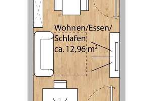 Preiskracher 99.800 EUR - 1-Zimmer Apartment in zentraler Lage - Aktuelle Rendite 3,7 %   – Die vollständige Adresse der Immobilie erhältst du vom Anbieter., 93055 Ostenviertel, Regensburg – Vorschaubild 5