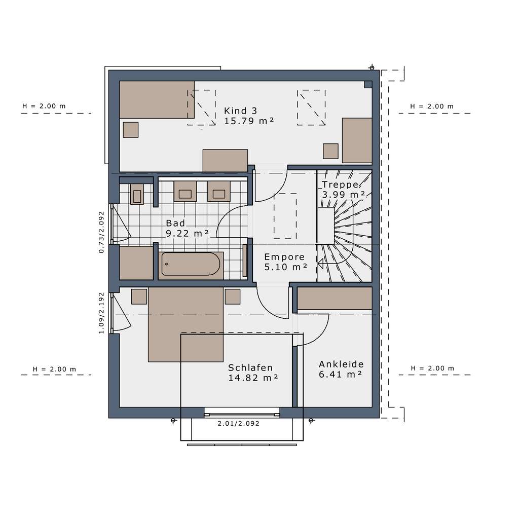Immobilie in Stephanskirchen - Willkommen in Ihrem Zuhause – Großzügiges Doppelhaus in Stephanskirchen - Bild 4
