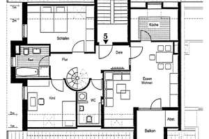 Dresden-Cossebaude - provisionsfrei: Attraktive 4,5-Raum Maisonette-Wohnung mit Balkon – Kolpingstraße 14, 1156 Cossebaude, Dresden – Vorschaubild 19