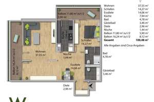 ERBBAURECHT! HOCHWERTIG RENOVIERTE 2–3 ZIMMER-WOHNUNG MIT EINZIGARTIGEM WEITBLICK ÜBER MÜNCHEN! – Die vollständige Adresse der Immobilie erhältst du vom Anbieter., 80809 Am Luitpoldpark, München – Vorschaubild 21