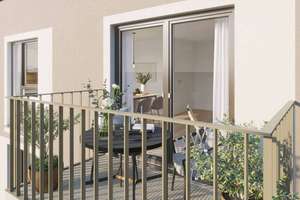 Moderne 3-Zimmer-Wohnung im 2023 errichteten Mehrfamilienhaus mit Aufzug – Hans-Geiger-Straße 4, 91052 Rathenau, Erlangen – Vorschaubild 2