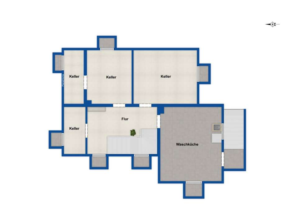 Grundriss - Kellergeschoss