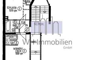 Einbauküche, 2-Raum-Erdgeschoss-Wohnung in Chemnitz-Lutherviertel – Chemnitz – Vorschaubild 9