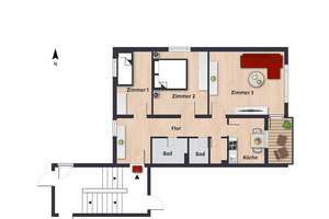 Gut geschnittene 3-Zimmer-Wohnung // EG Wohnung 1 – Die vollständige Adresse der Immobilie erhältst du vom Anbieter., 38444 Detmerode, Wolfsburg – Vorschaubild 11