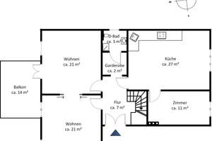 Altbaurarität mitten im Treppenviertel – Die vollständige Adresse der Immobilie erhältst du vom Anbieter., 22587 Blankenese, Hamburg – Vorschaubild 21