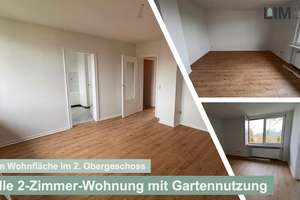 Renovierte und helle 2-Zimmer-Wohnung auf 44 qm mit Gartennutzung
