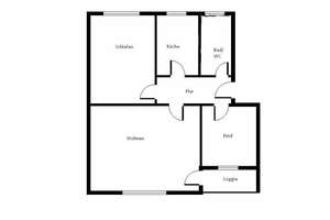 Hier wird modernisiert - gemütliche 3-Zimmer-Wohnung mit Balkon – Süntelstr. 9, 30419 Stöcken, Hannover – Vorschaubild 2