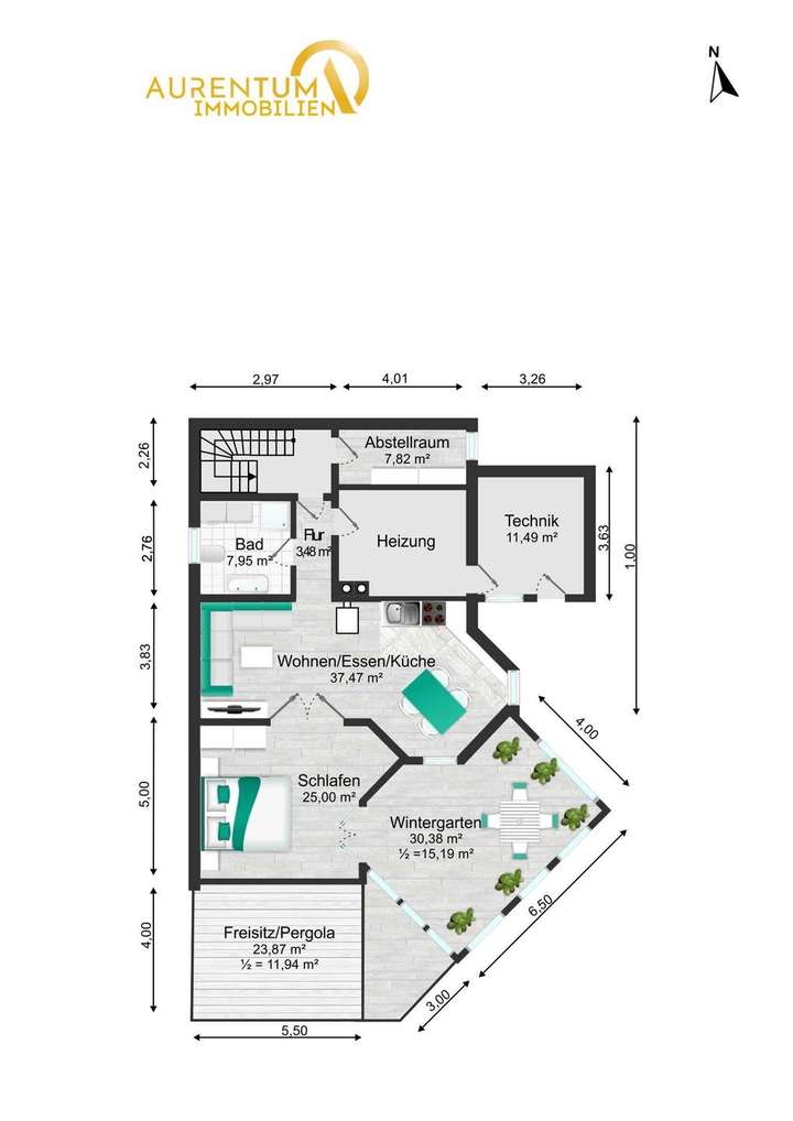 Grundriss 2. Obergeschoss