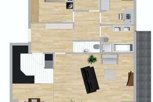 Schöne, helle, 4 Zi-EG-Terrassen-Wohnung, Ecklage, unvermietet inkl. Garage zu verkaufen