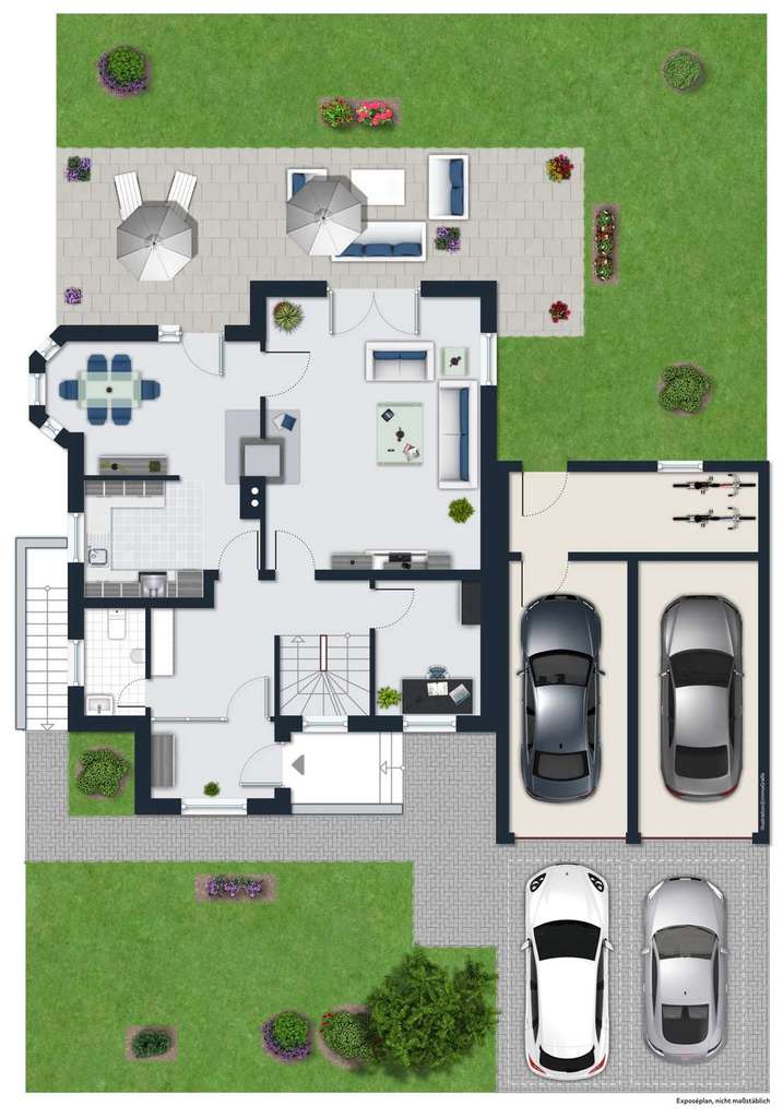 Immobilie in Essenbach - Gemütliches Familienhaus mit uneinsehbarem Garten - nur 588.000 EUR! - Bild 2