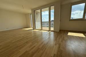 Attraktiv! 4-Zimmer-Wohnung mit 2 Balkonen und traumhafter Aussicht im Erstbezug – Lutherstraße 8a, 4315 Neustadt-Neuschönefeld, Leipzig – Vorschaubild 2