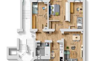 Bezugsfreie Vierraumwohnung mit Stellplatz, Parkett und großzügigem Balkon – Die vollständige Adresse der Immobilie erhältst du vom Anbieter., 4129 Eutritzsch, Leipzig – Vorschaubild 10