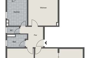 Geräumige 4-Zimmer-Wohnung mit Südwestbalkon und Blick ins Grüne in guter Wohnlage von KR-Uerdingen! – Die vollständige Adresse der Immobilie erhältst du vom Anbieter., 47829 Uerdingen, Krefeld – Vorschaubild 14