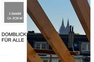 DOMBLICK FÜR ALLE : Helle, ruhige Zwei-Zimmer-Dachgeschoss-Wohnung mit Balkon – Die vollständige Adresse der Immobilie erhältst du vom Anbieter., 50670 Altstadt/Nord, Köln – Vorschaubild 6