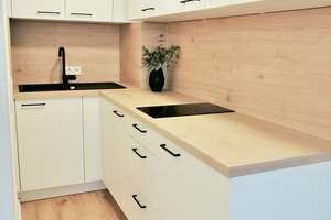 Moderne, TOP-renovierte, vollmöblierte 1-Zimmer Wohnung mit Balkon, Einbauküche und TG-Stellplatz – Erlanger Str. 23, 90765 Ronhof, Kronach, Fürth – Vorschaubild 8