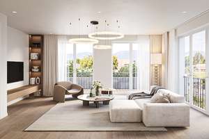 NEUBAU *helle 2-Zimmer-Wohnung mit Terrasse* – Seldeneckstraße 10, 81243 Aubing-Süd, München – Vorschaubild 1