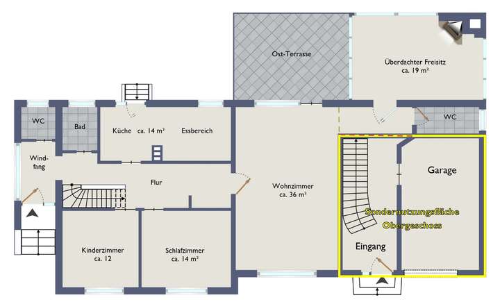 Grundriss Erdgeschoss