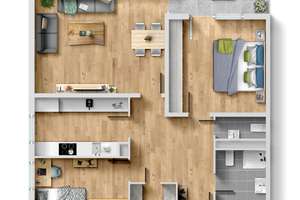 +++ Dreizimmerwohnung mit Stellplatz in Heppenheim +++ – Die vollständige Adresse der Immobilie erhältst du vom Anbieter., 64646 Heppenheim (Bergstraße) – Vorschaubild 14